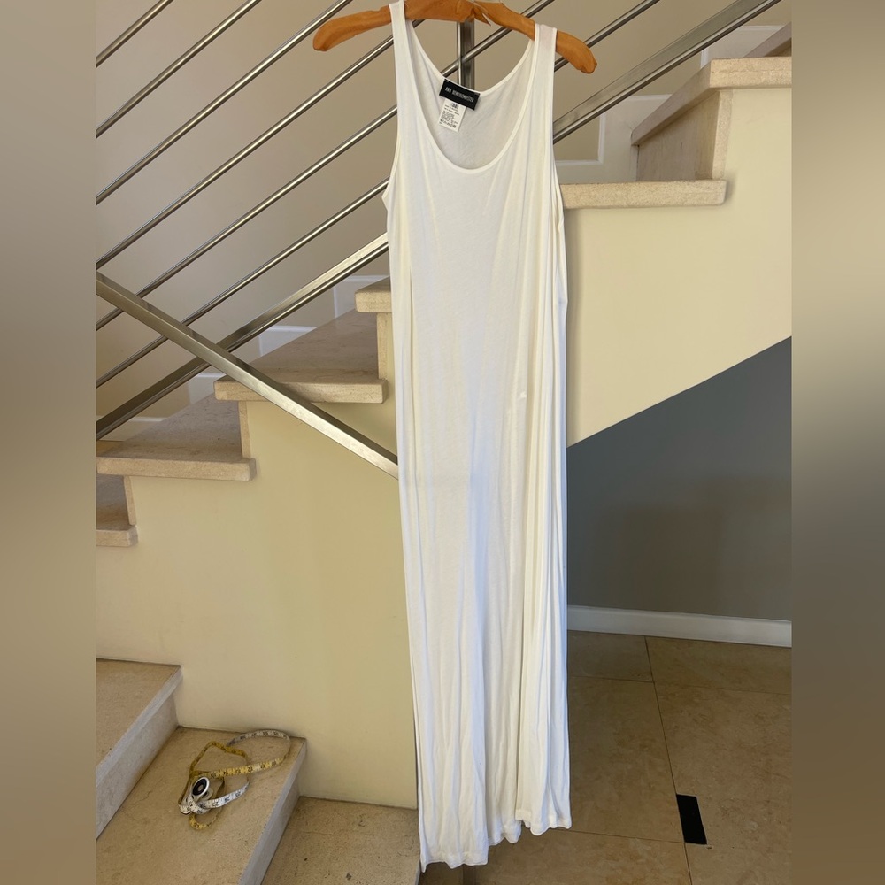 Vintage ANN DEMEulemeester Elegant White Maxi Dress